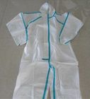 Νοσοκομείο ICU Προστατευτική απομόνωση ρόμπα Κοστούμι μη τοξικό λευκό Ξαναχρησιμοποιούμενο