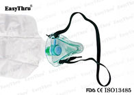 Μία φορά χρησιμοποιούμενη μάσκα οξυγόνου PVC διαφανής με σάκο αναπνοής αποθέματος