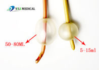 ISO 3 Way Latex Foley Catheter Ballon 60-80ml Πρακτικό μη τοξικό